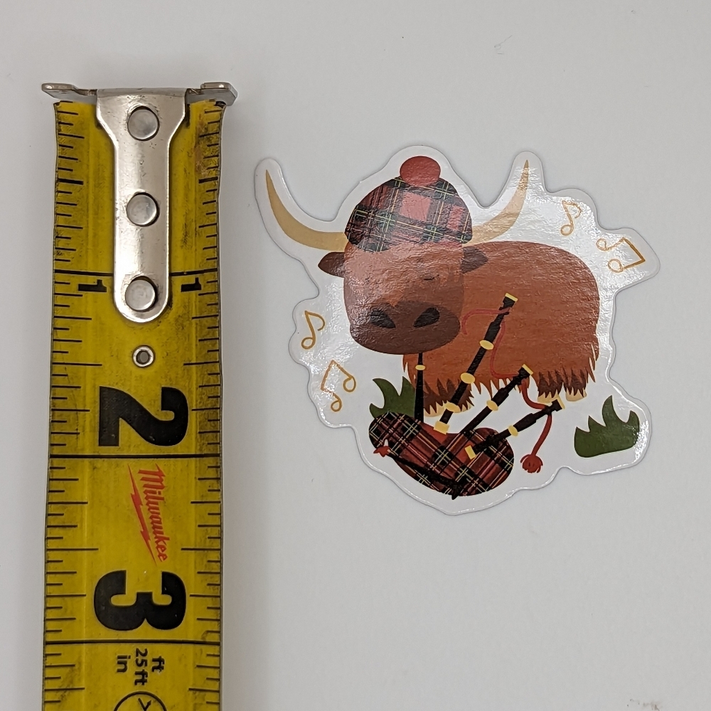 Highland Cow Sticker - Picture 2 of 2
